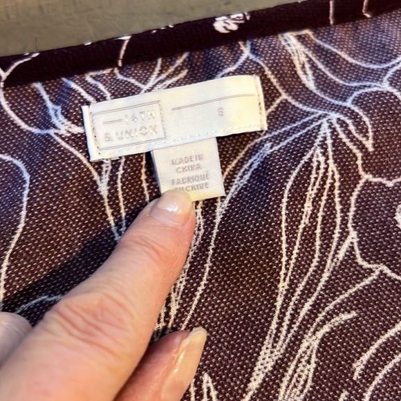 14th and Union  Nordstrom Poppy Tank Tunic NWOT - Picture 2 of 5